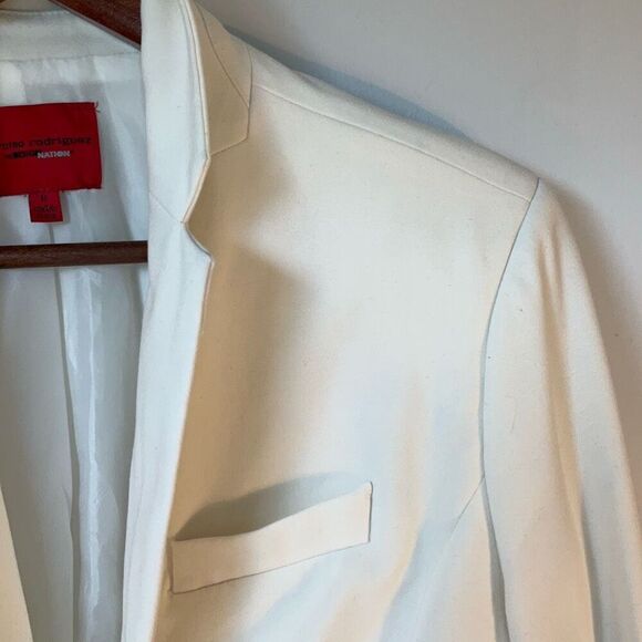 Narciso Rodrigues for Design Nation White Blazer, 6. Preppy Colorblock - Picture 5 of 14